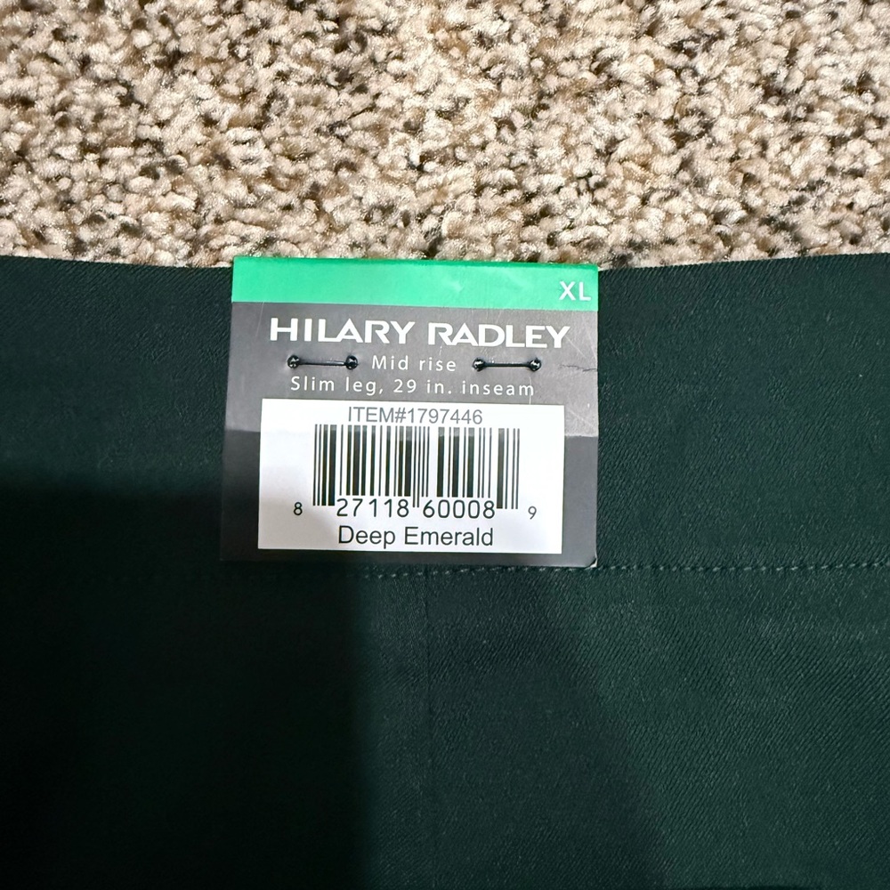 Hilary Radley Woman’s Dark Green Dress Pants - Picture 6 of 6